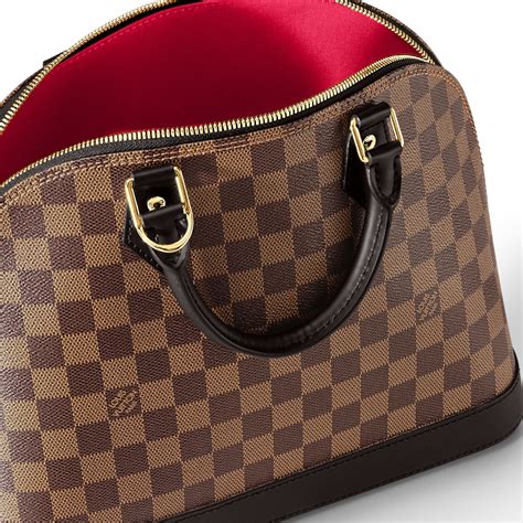 louis vuitton alma pm damier ebene canvas n53151|lv damier ebene favorite mm.